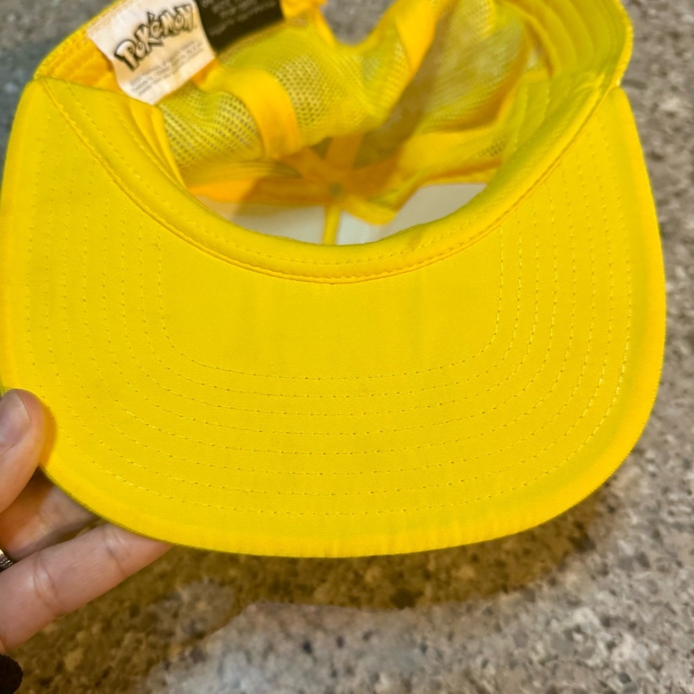 Pokémon l Pikachu l Cosplay l Snapback Hat - Adult Size OS - Yellow ⭐🧢 - Picture 5 of 7